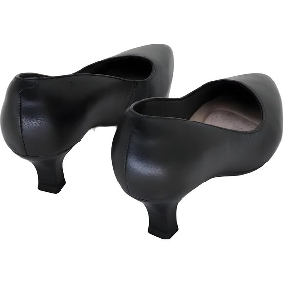 Clarks Collection Keply Vine Pointed Toe Pumps Black Women's US 6.5W - Picture 3 of 6